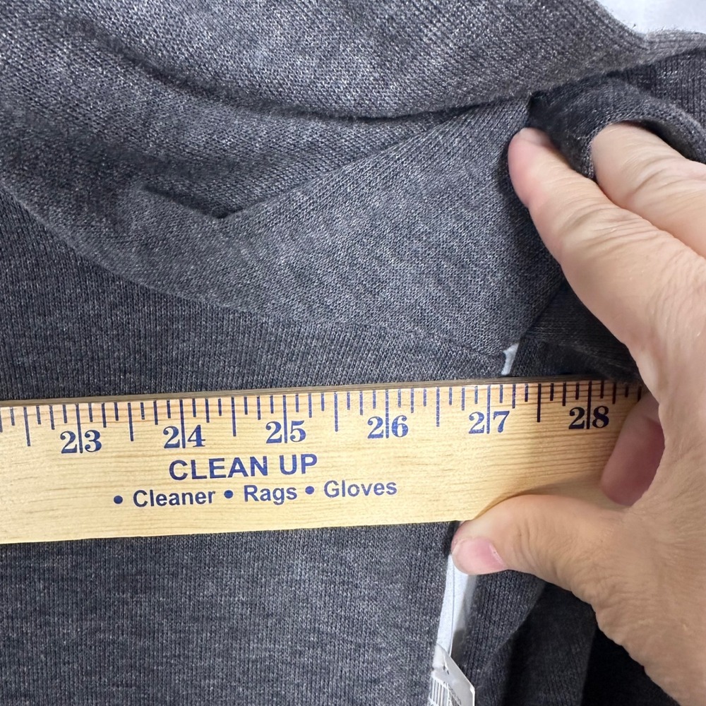 NWT Chico's Asymmetrical Bateau Tunic 3/4 Sleeve Grey 2X Classic Minimalist‎ - Picture 8 of 9